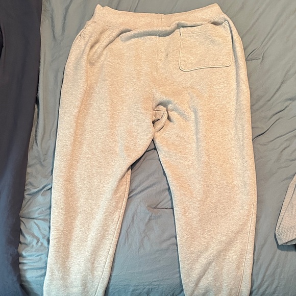 Champion Mens Gray Joggers with Logo - Picture 3 of 4